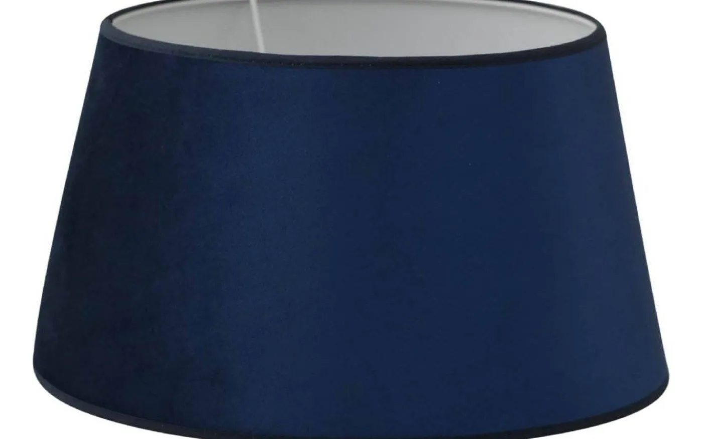 Roma Lampskärm Sammet Låg Ø32cm Mörkblå