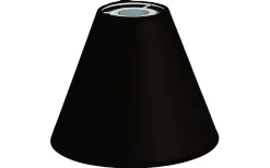 Roma Toppringskärm Sammet Ø22cm Svart