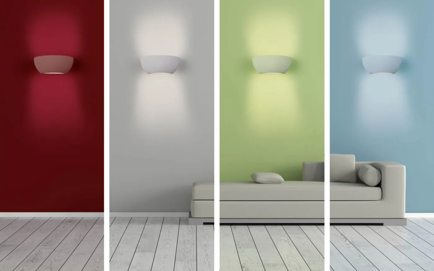 Roma Vägglampa E14 vit