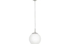 Rondo Fönsterlampa 20cm Nickel/Opal