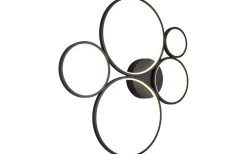 Rondo Plafond LED 5-delad mattsvart