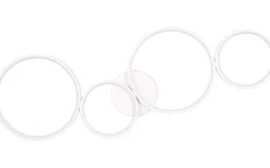 Rondo Plafond LED 4-delad mattvit