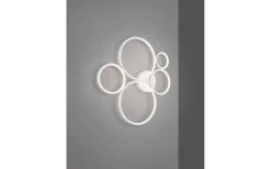 Rondo Plafond LED 5-delad mattvit