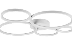 Rondo Plafond LED 5-delad mattvit