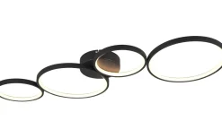 Rondo Plafond LED 4-delad mattsvart
