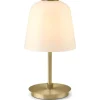 Room 49 Uppladdningsbar Bordslampa LED 3-Steg DIM Opal/Mässing IP54