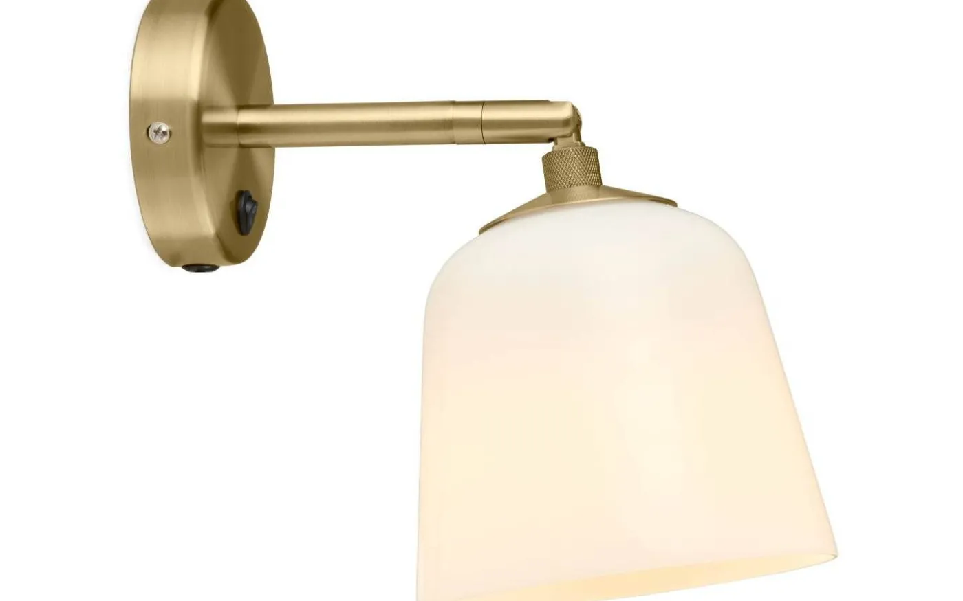 Room 49 Vägglampa Opal/Antikmässing