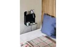 Roomi Vägglampa med USB Svart