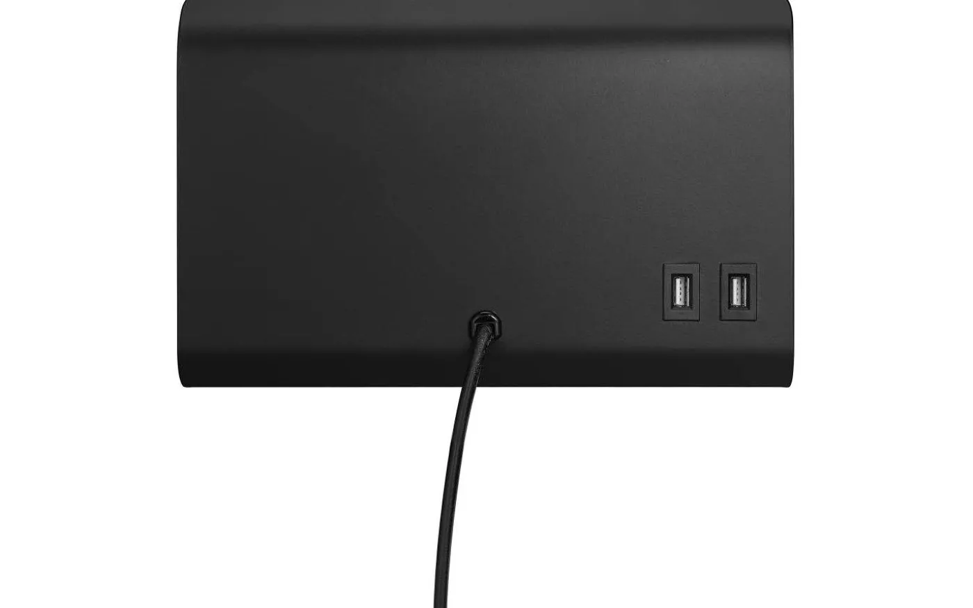 Roomi Vägglampa med USB Svart