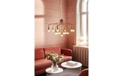 Roots Taklampa 70cm Borstad Mässing