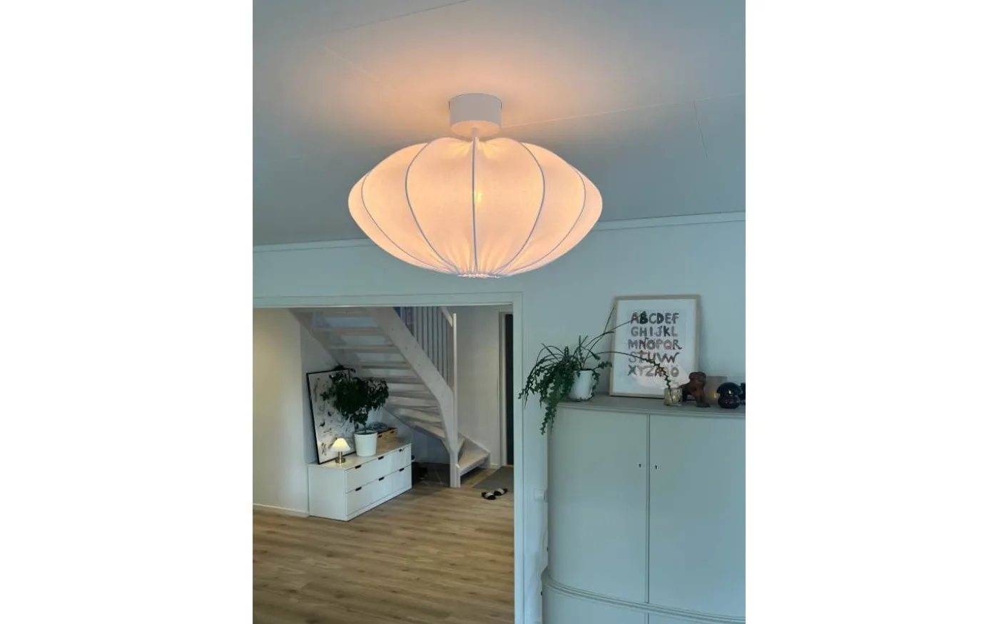 Rosa Plafond 60cm Vit