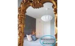 Rosa Takskärm 60cm Vit