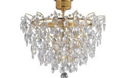 Rosendal Kristallplafond 48cm 4L Guld