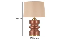Rosenthal Bordslampa 56,5cm Brun