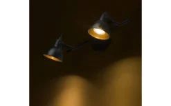 Rosita II Vägglampa 47cm 2L Svart