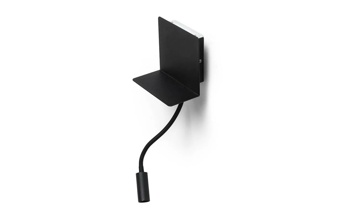 Rostam Vägglampa med USB 2x3W 3000K Svart