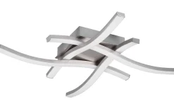 Route Plafond LED 4-delad borstad stål 4000K