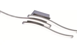 Route Plafond LED 3-delad borstad stål