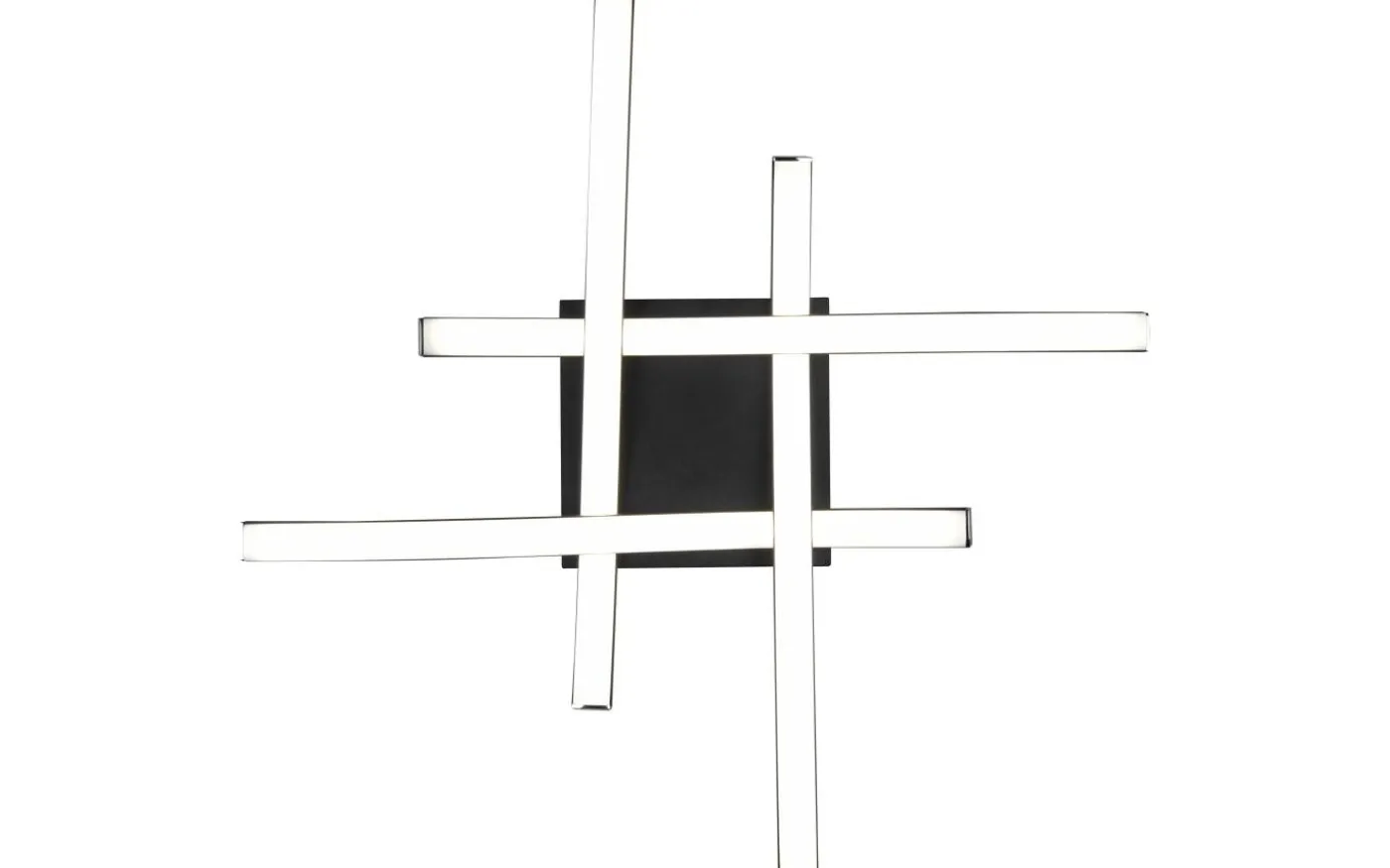 Route Plafond LED 4-delad mattsvart 4000K