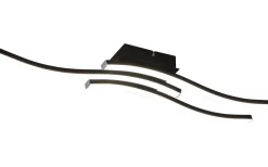 Route Plafond LED 3-delad mattsvart 4000K