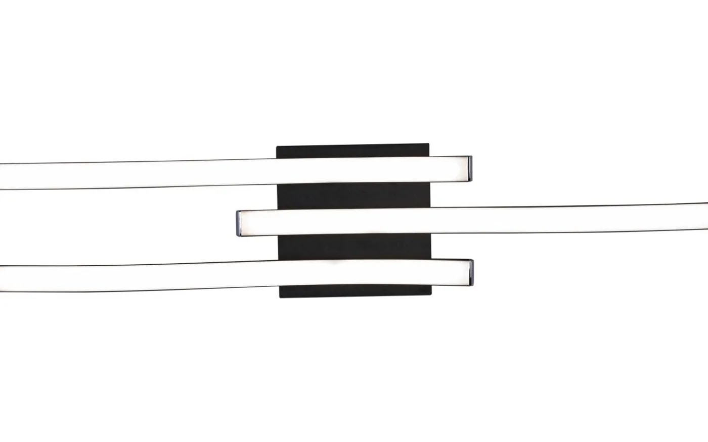 Route Plafond LED 3-delad mattsvart 4000K