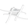 Route Plafond LED 4-delad mattvit