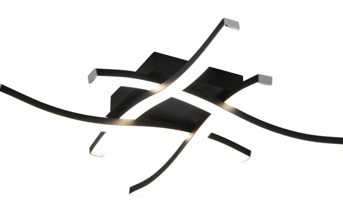 Route Plafond LED 4-delad mattsvart