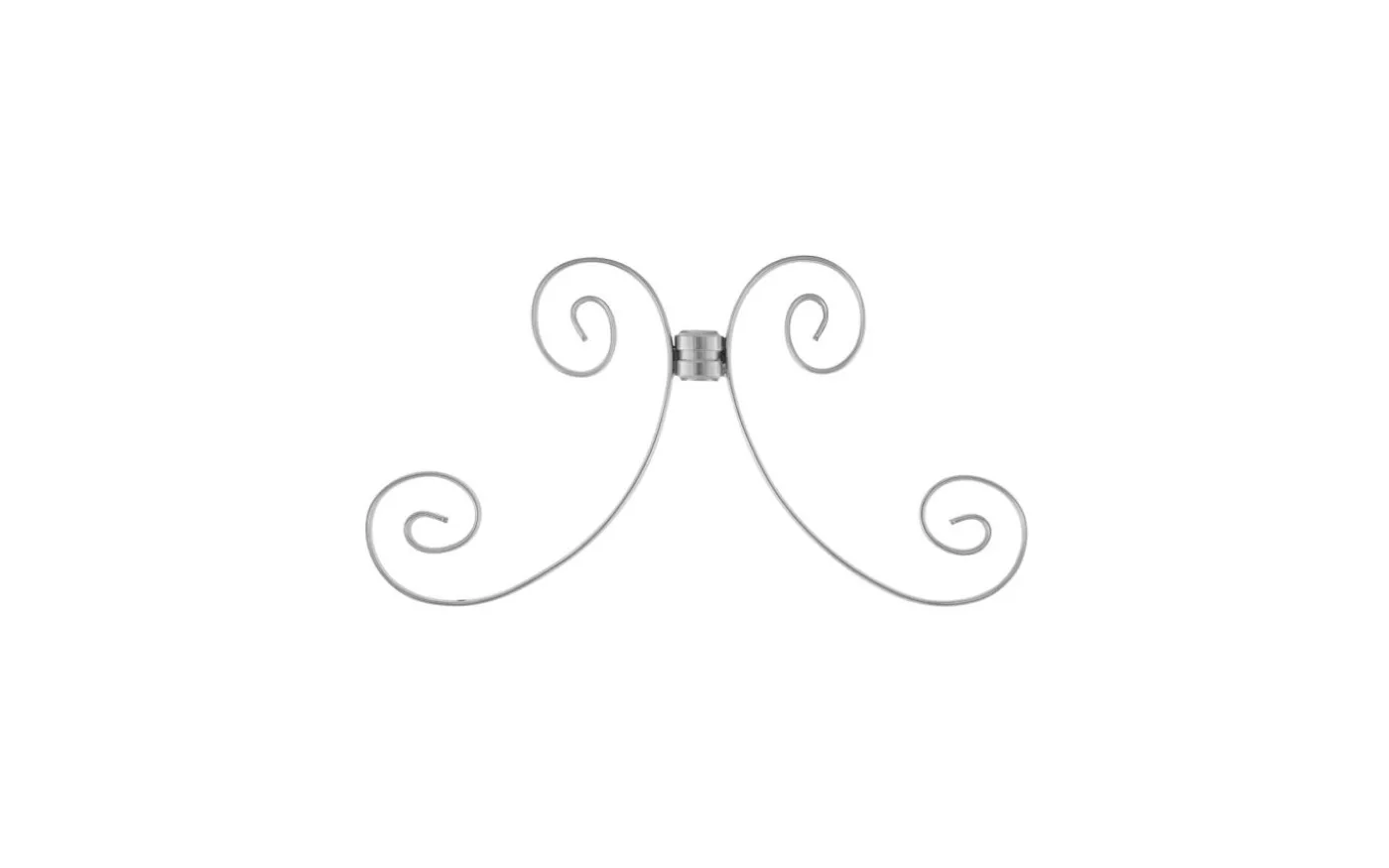 Rörornament - Förnicklad mässing