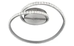 Rubin Plafond LED i borstad aluminium RGB