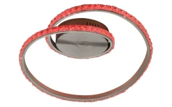 Rubin Plafond LED i borstad aluminium RGB