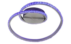 Rubin Plafond LED i borstad aluminium RGB