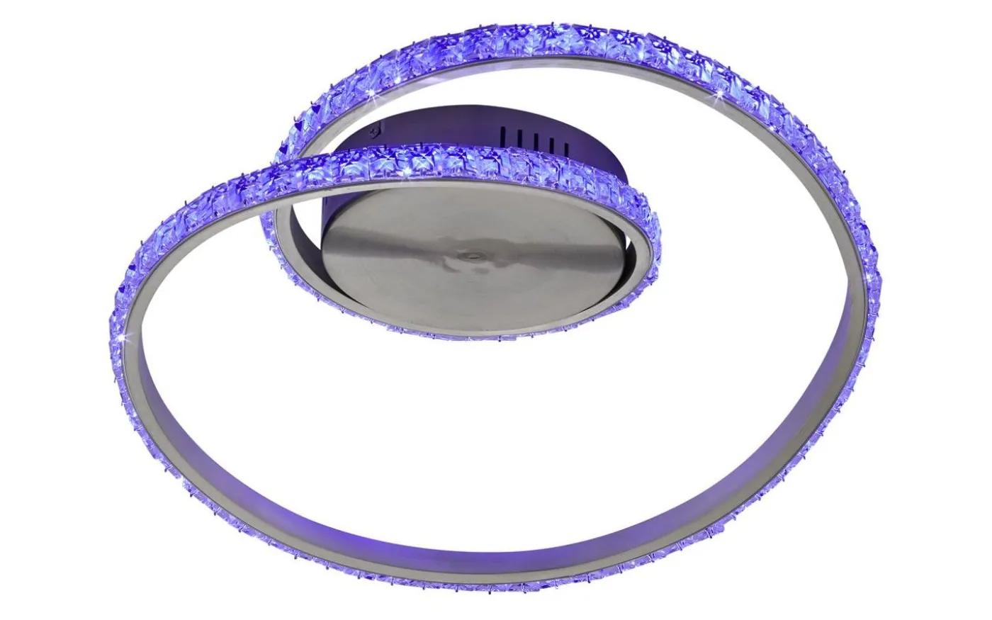 Rubin Plafond LED i borstad aluminium RGB