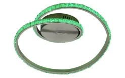 Rubin Plafond LED i borstad aluminium RGB