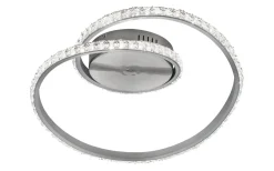 Rubin Plafond LED i borstad aluminium RGB