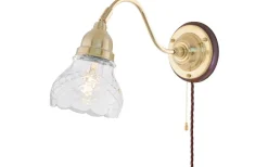 Runeberg - Mässing / Brytare / Brunt fäste