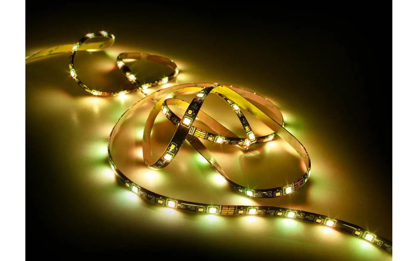 Rush LED-remsa 5m RGB+3000K Svart IP44