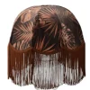 Rustic Jungle Lampskärm Ø35cm med Rostfärgad frans