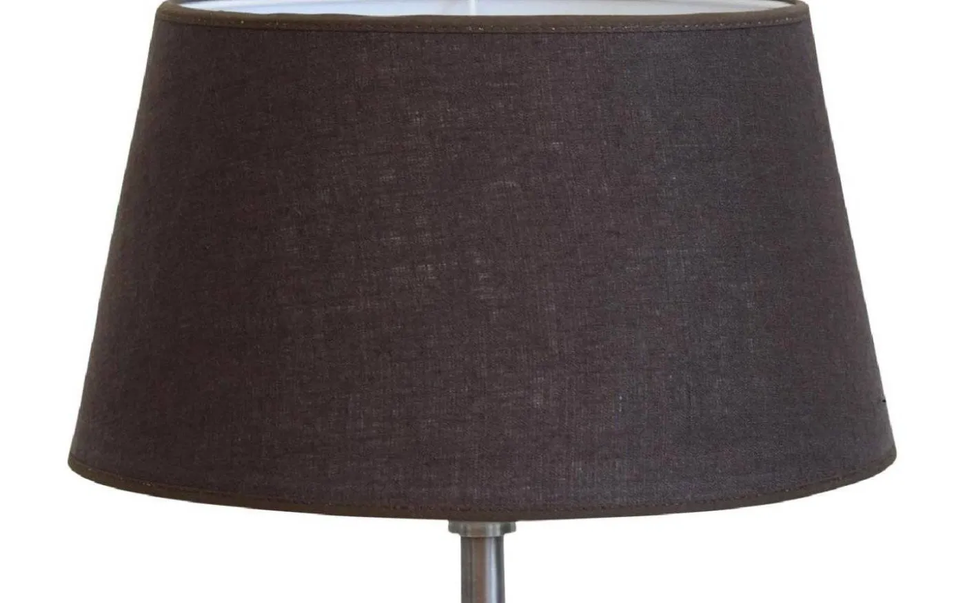 Sabina Oval Lampskärm 20cm Choklad
