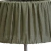 Sabina Plisserad Lampskärm Ø20cm Olivgrön