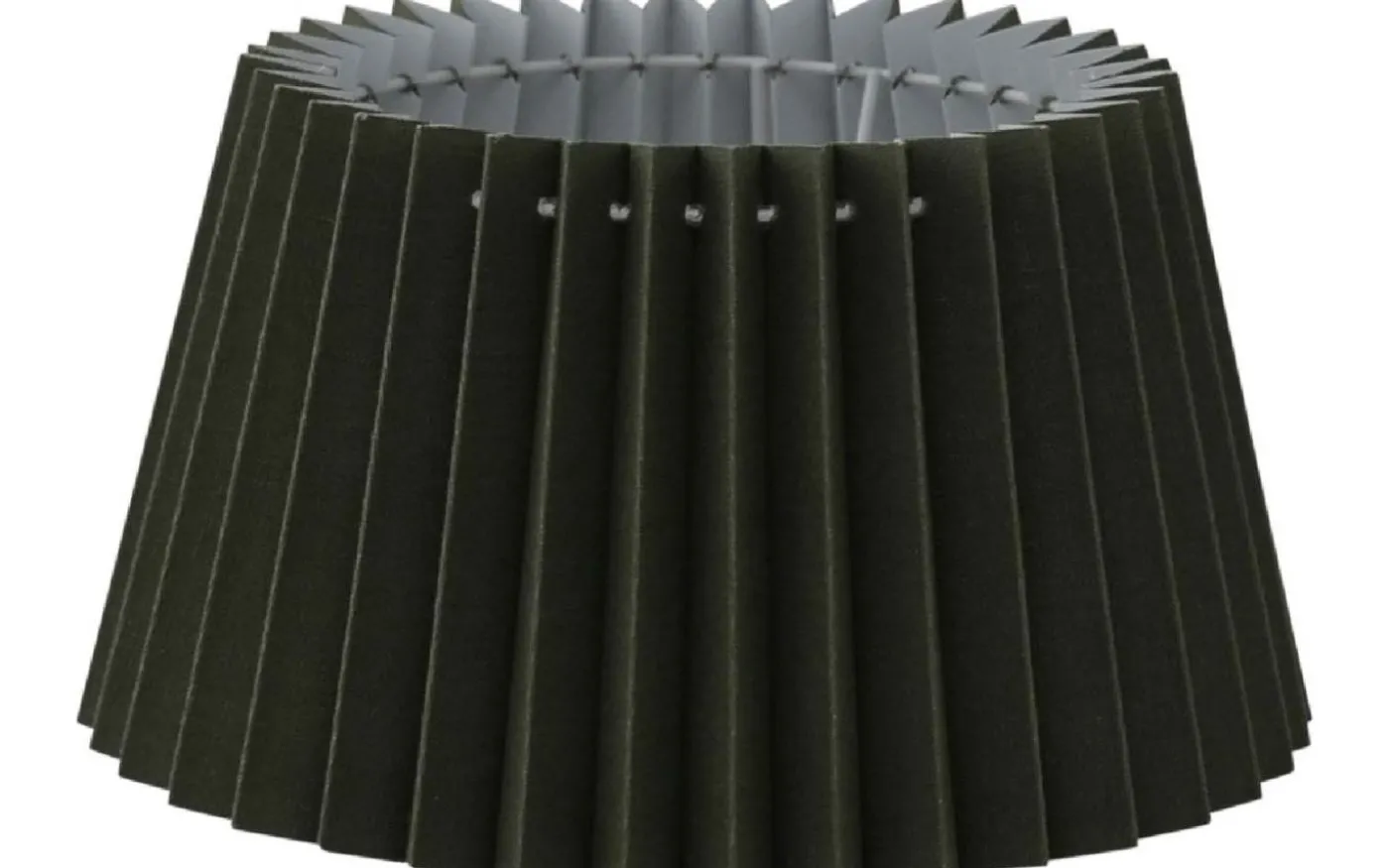 Sabina Plisserad Lampskärm Ø32cm Olivgrön