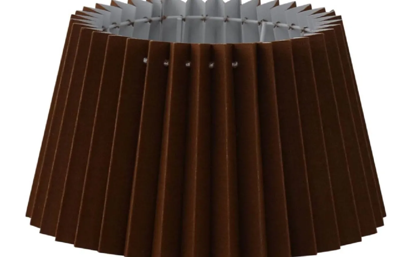 Sabina Plisserad Lampskärm Ø27cm Rost