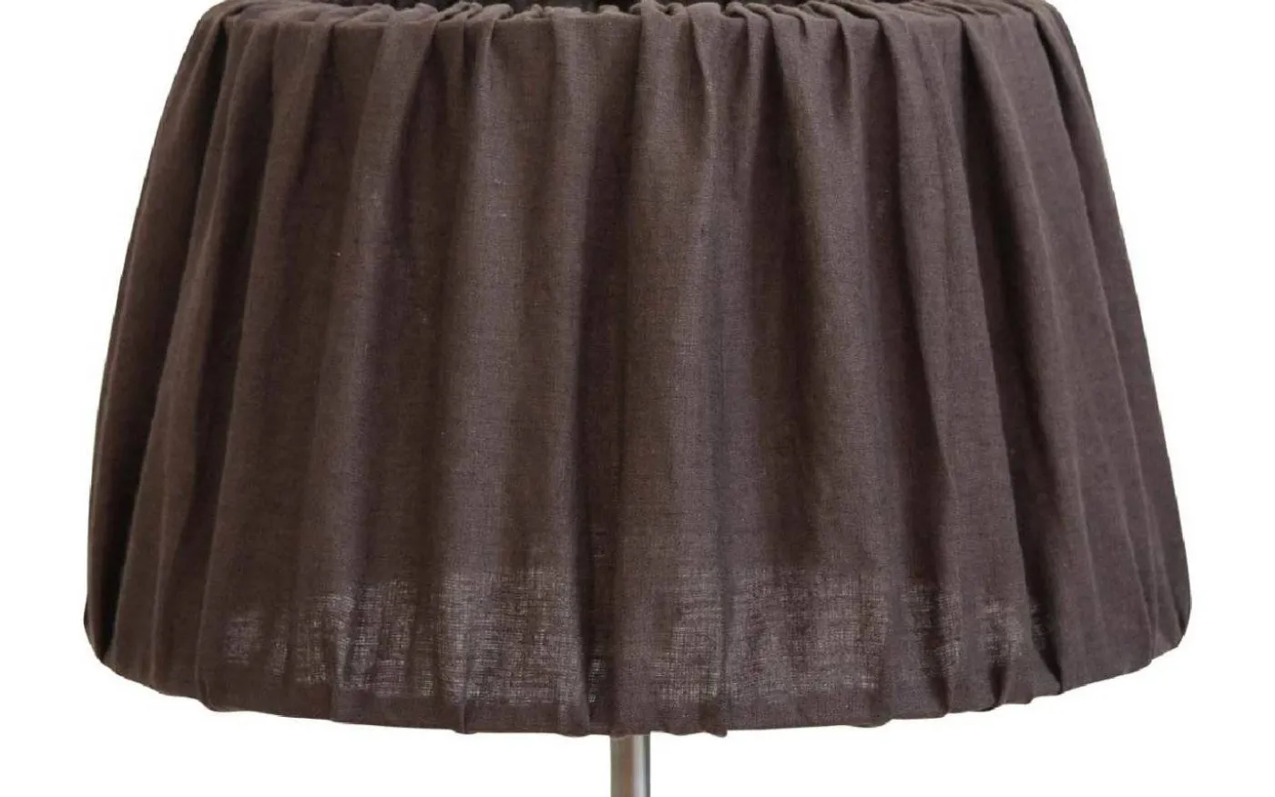 Sabina Plisserad Lampskärm Ø20cm Choklad