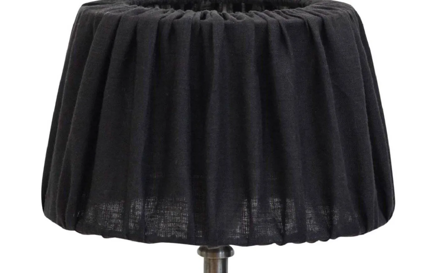Sabina Plisserad Lampskärm Ø36cm Svart