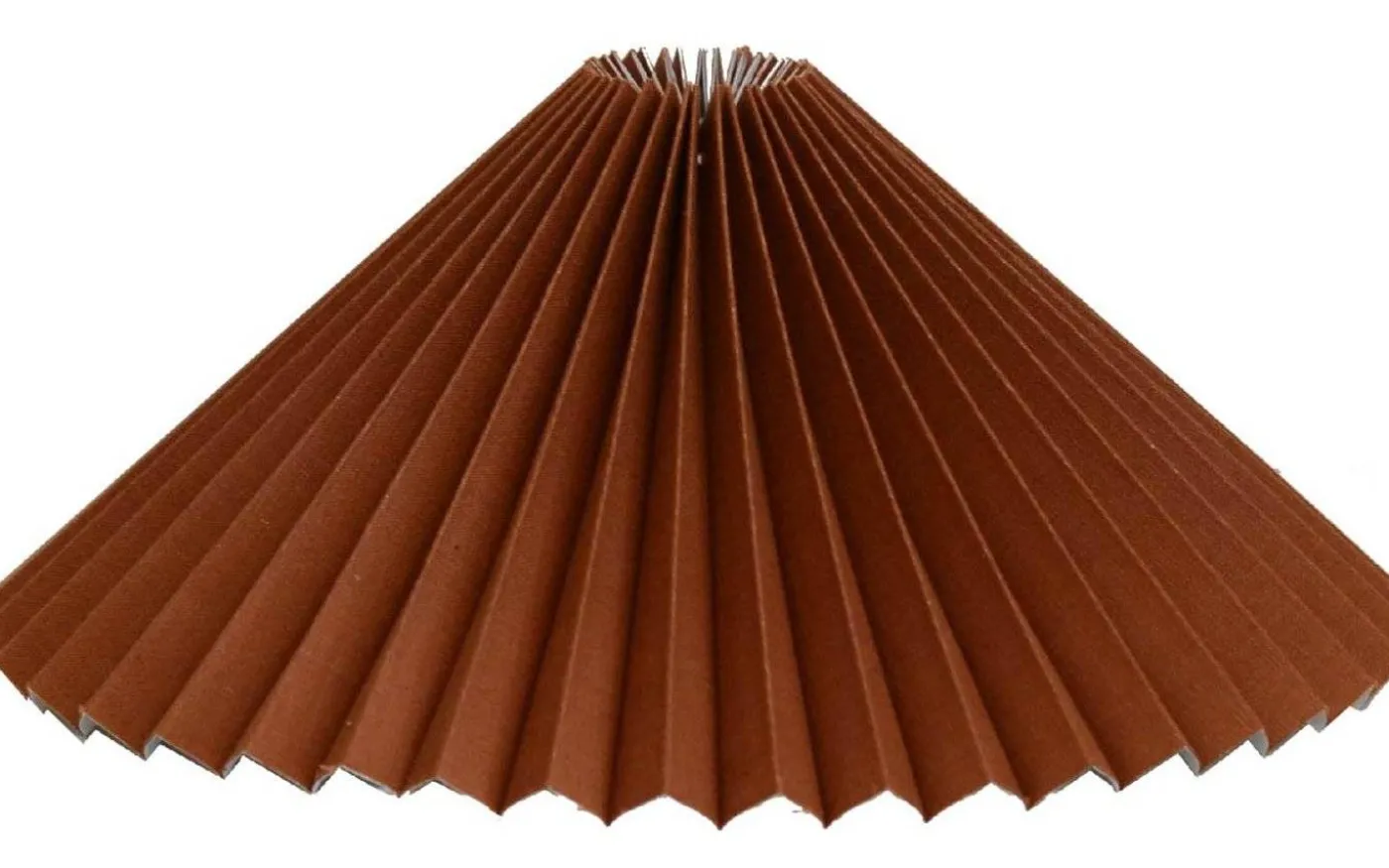 Sabina Plisserad Takskärm Ø40cm Rost