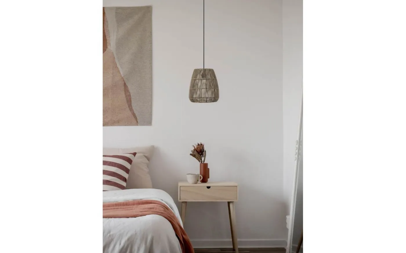 Saigon Fönsterlampa 18cm Natur/Grå