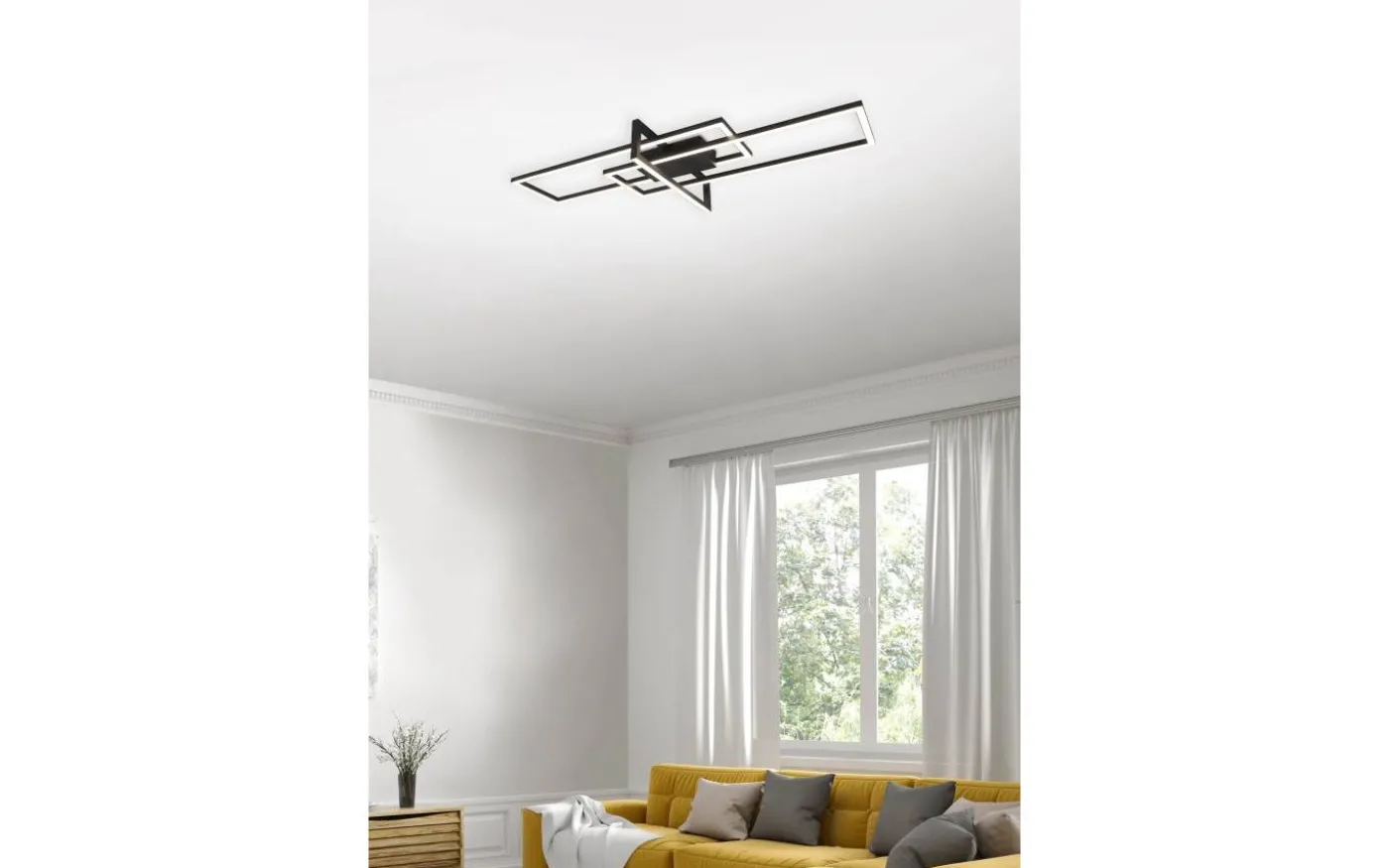 Salinas Plafond LED mattsvart