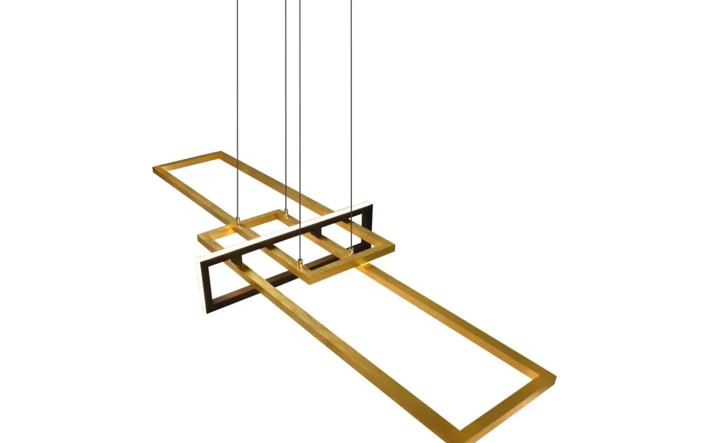 Salinas Takpendel LED matt mässing/matt svart