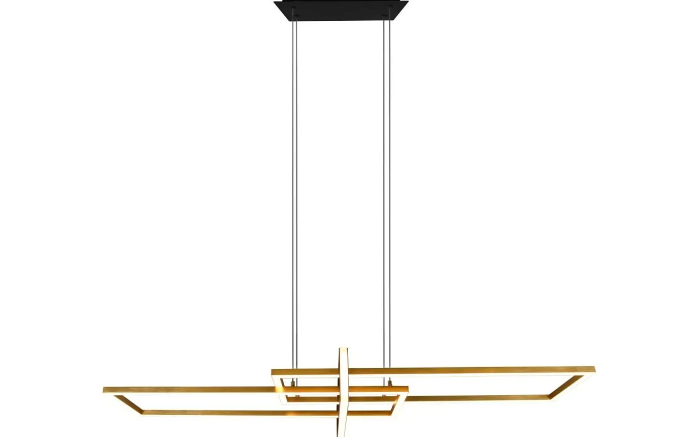 Salinas Takpendel LED matt mässing/matt svart