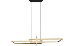 Salinas Takpendel LED matt mässing/matt svart