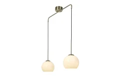 Salle Taklampa 82cm Antik/Opal